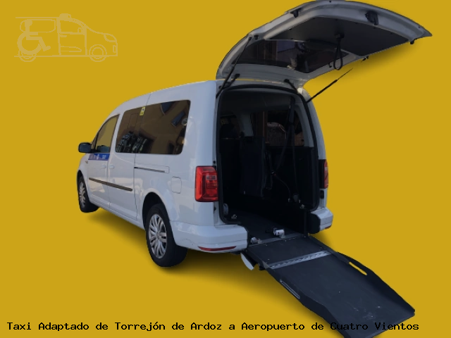 Taxi accesible de Aeropuerto de Cuatro Vientos a Torrejón de Ardoz